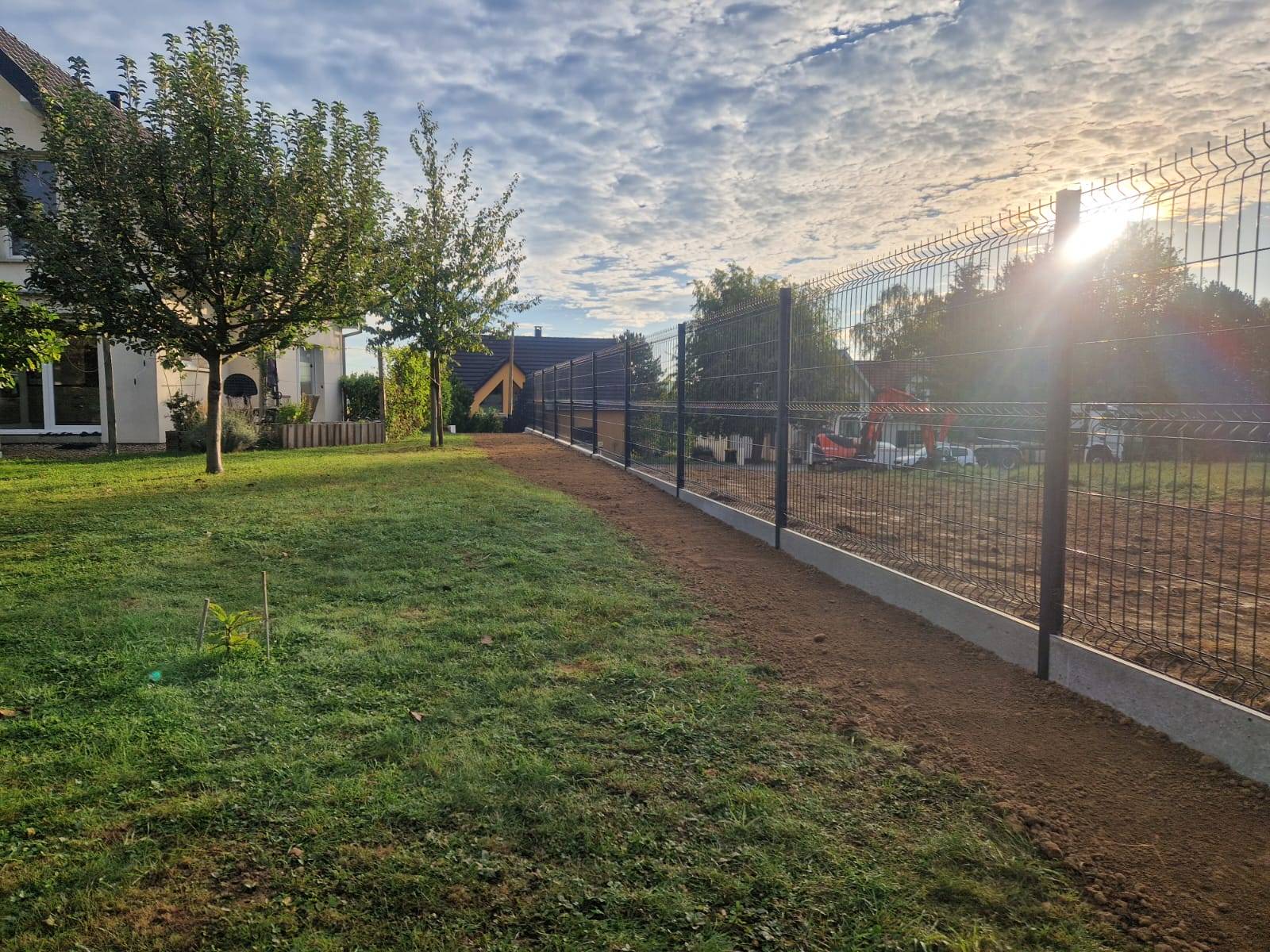 Réalisation d&#8217;une clôture à GALFINGUE Rixheim